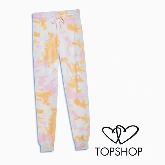 LAST CHANCE!! Topshop Slim-Fit Tie-Dye Joggers SZ 14 NWT - Picture 13 of 13
